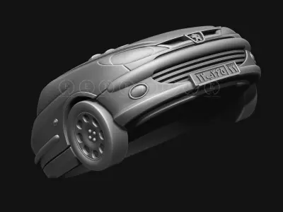 car ring 3D print model shop