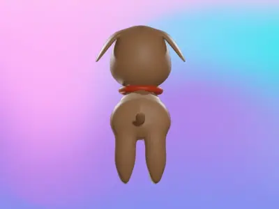 Dog animal 3D model