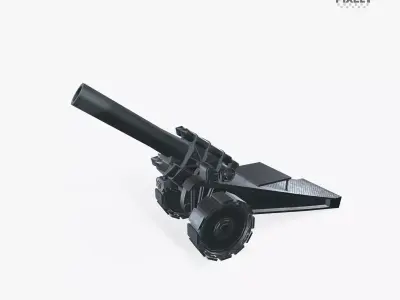 SS Bertha Low-poly 3D model