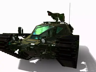 CONCEITO VEICULO BLINDADO  Low-poly 3D model