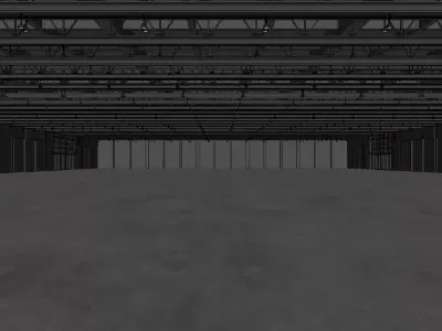 Exhibition - Exhibition Hall - Inside the Factory Warehouse 3D model