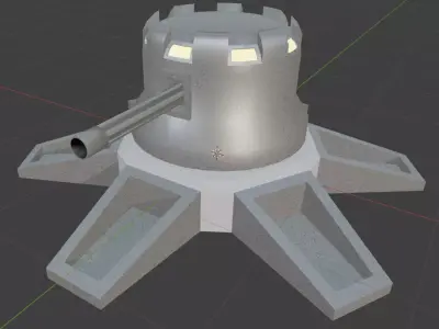 Turret Dot  Free 3D model