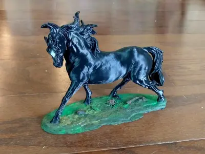 Running horse sculpture 3D print model