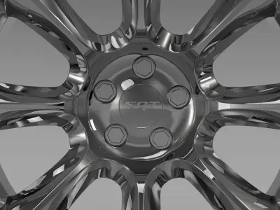 Dodge Challenger SRT rim 3D model