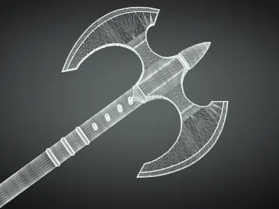 Warrior Axe 3D model