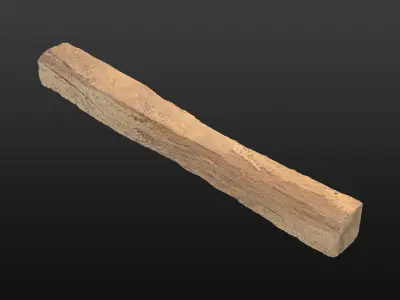 Wood Beam 03 3D model