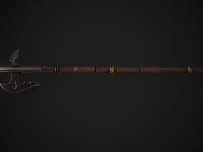 Variabilis - Inquisitor Halberd Low-poly 3D model
