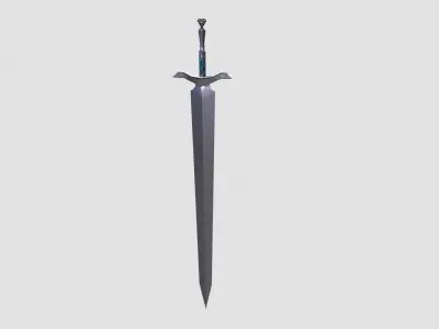 lowpoly sword 3D model purchase