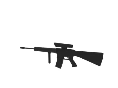 shooter Free low-poly 3D model