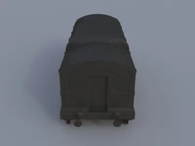 Trainwagoncoachshop 3D model