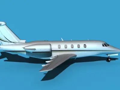 Cessna Citation 650 III V07 3D model