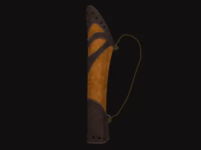 Medieval Quiver Low-poly 3D model