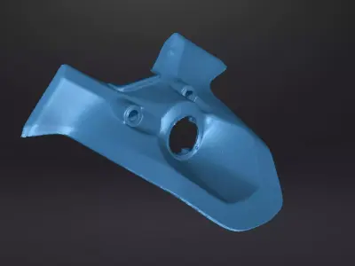 3D Scanned original Ducati 1098 848 1198 Key Cover  3D model