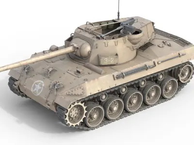 5 Military Vehicles Collection v26 Low-poly 3D model