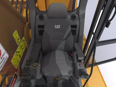 CAT Large EXcavators 374 Tier 4 Stage V 3D model