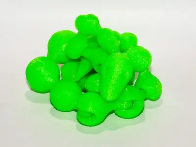 Snake plastic balls Free 3D print model