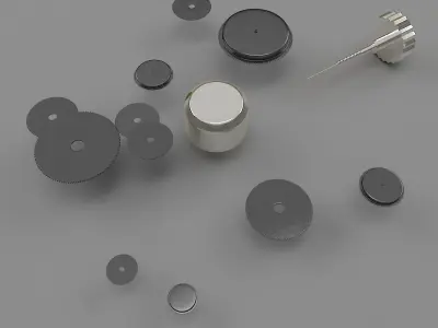 Watch Mechanism 3D model get