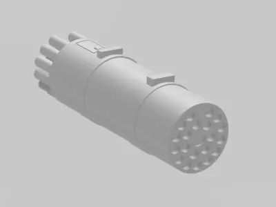 Russian B-8V20A Missile Pod 3D print model