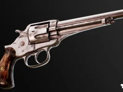 FPS 4K Western Guns VOL 1 Low-poly 3D model