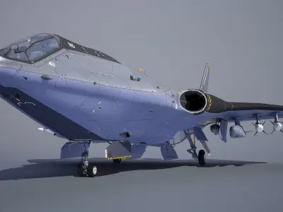 Sci-fi Multi-purpose Spacefighter 3D model