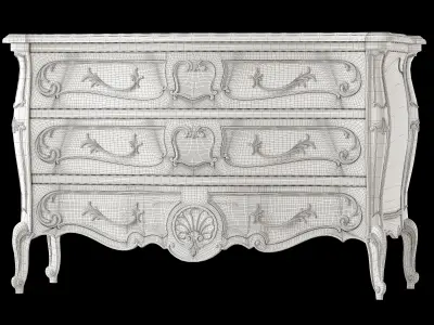 the craftcode dresser and nightsatnd art 1988 3D model