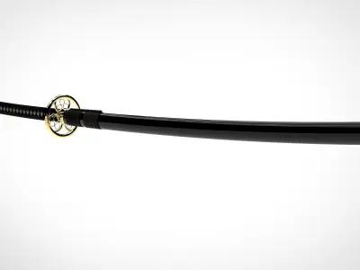 Sword  Samurai Katana  Low-poly 3D model