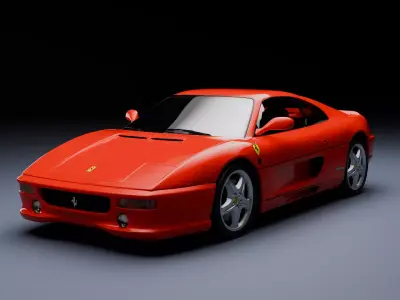 Ferrari Berlinetta F355 F1 3D model