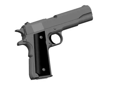 Colt M1911 3D model buy