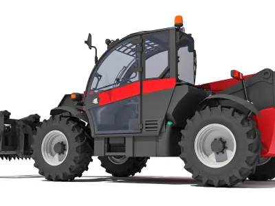 Forklift Bucket Telehandler 3D model purchase