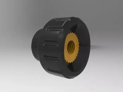 Knob gear wheel Free 3D model