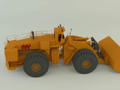 komatsun we2350 wheel loader 3D model