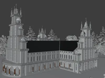 OLD CHURCH 3D model purchase