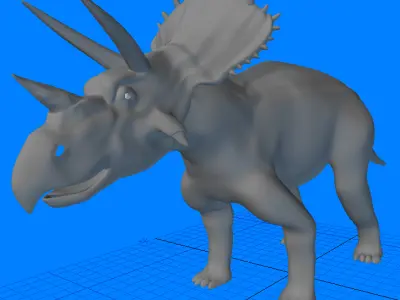 Triceratops Dinosaur 3D model get