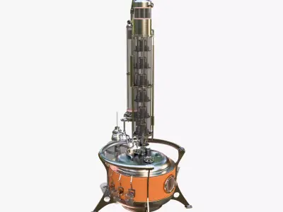Craft Brewing Alcohol Still M1 3D model