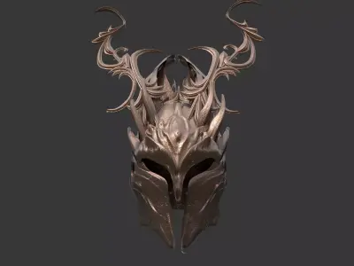 Templar Scorpion helmet 3D model