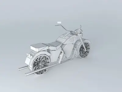 American Dream Motorcycle Free 3D model