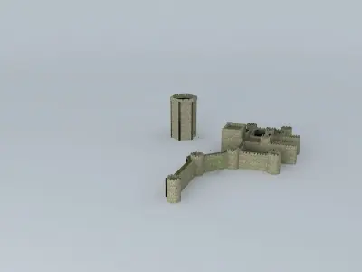 Castle Free 3D model 4