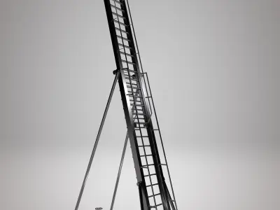 Air Craft Lauder 3D model
