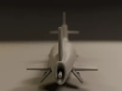 submarine 3D print model shop