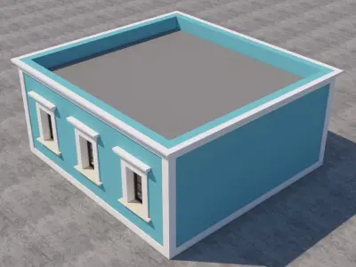 Mexican House  3D model purchase