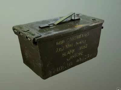 Ammo Box  Low-poly 3D model