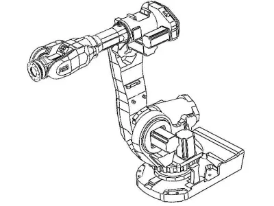 ABB IRB 6600 225 Robot Free 3D model