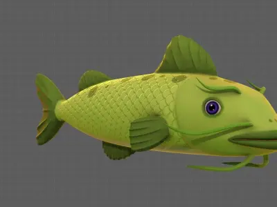 Fish V10 Low-poly 3D model