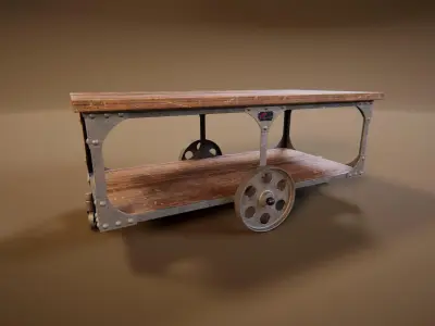 Coffee Table 8 Low-poly 3D model