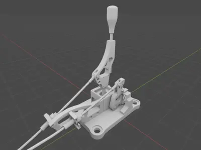 K-tuned billet race spec shifter 3D model
