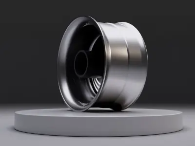 L2 wheel Low-poly 3D model