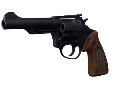 Gun Capgun Revolver Colt highpoly for film 3D model