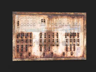 Old Control Panel 3D model purchase