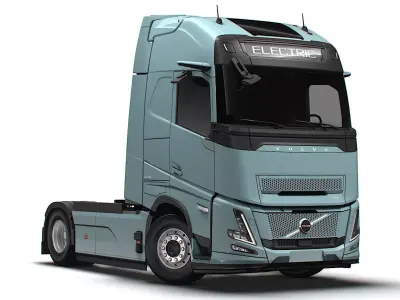 Volvo FH Aero Electric 4x2 Tractor 2026 3D model
