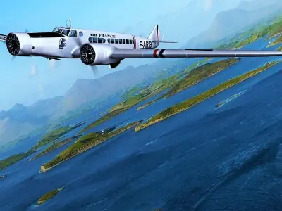 Devoitine -338 Free 3D model
